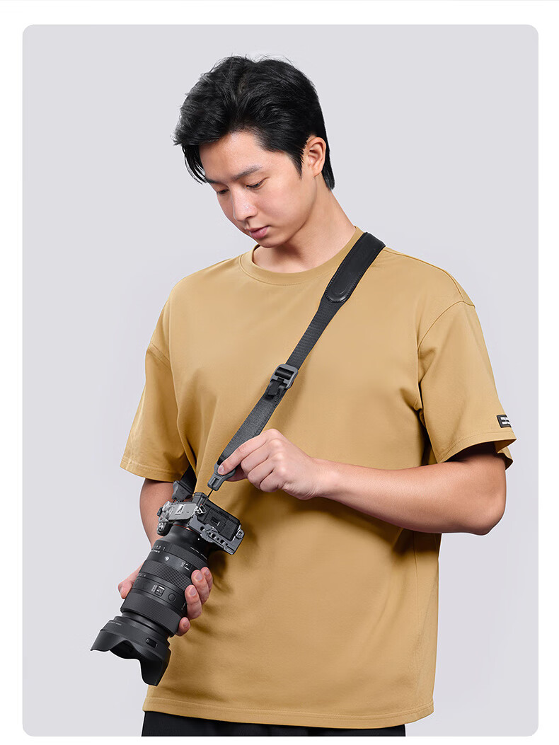 Ulanzi CSS2 Camera Shoulder Strap U-Snap Quick Release Camera Strap Crossbody Shoulder Strap Compatible with Sony Canon Fuji XT30 Nikon Z5 Accessories Lanyard 2