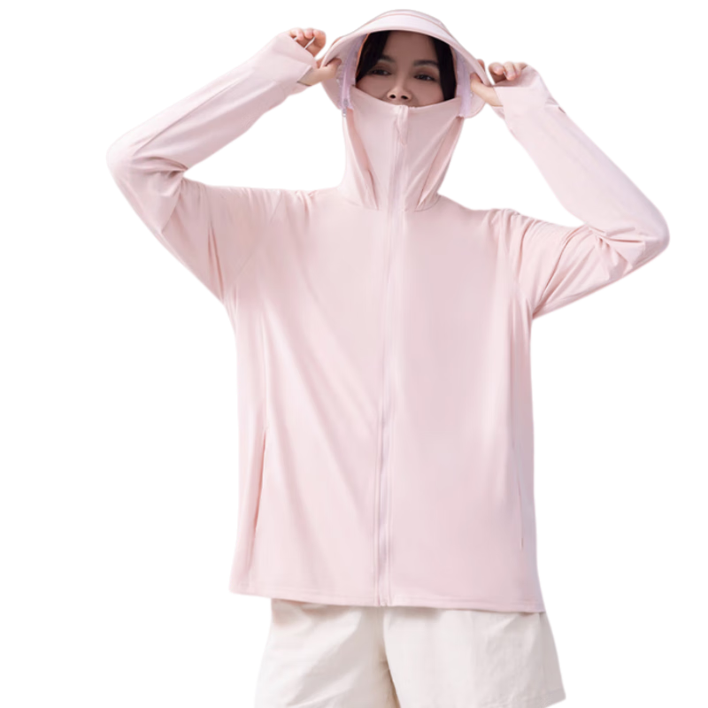 LangSha Women's Ice Silk Cooling UV Protection Sun Jacket Lightweight Breathable Comfortable Outdoor Sports Skin Jacket