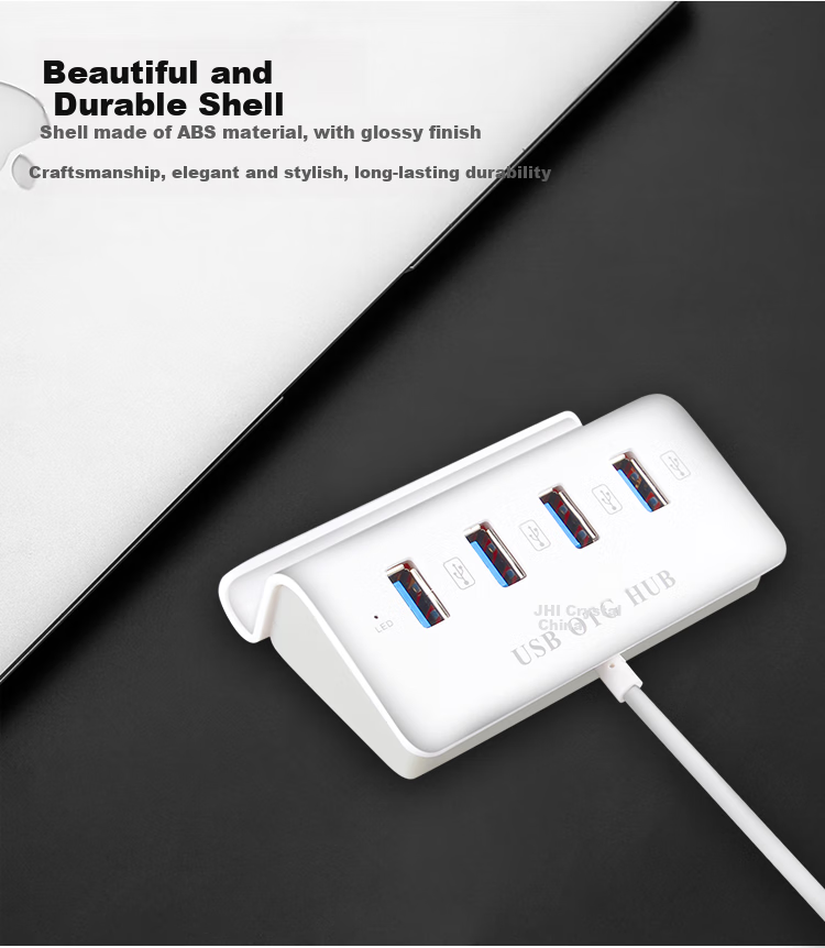 Jinghua Type-C External Sound Card, USB Hub with One-To Splitter, HUB Expansion Dock for Computer, Laptop And Desktop, Connects to 3.5mm Headphones And Speakers, Converter Head, Alloy N801 9