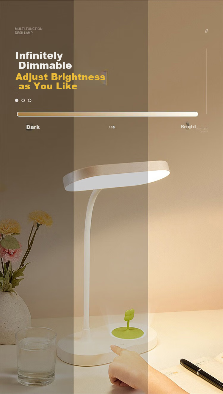 Midea AAAA-Grade Children's Eye Protection Lamp, Student Full Desk Clip-On Street Light, Full Spectrum Desk Lamp, Borderless M3, 60cm 9