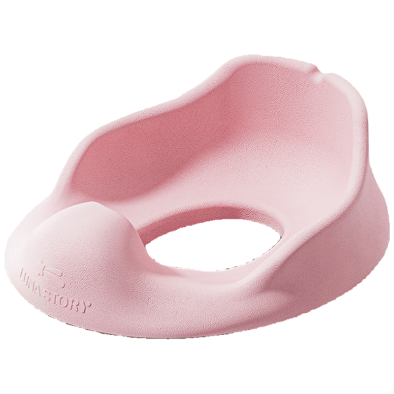LUNASTORY Children's Smart Toilet Seat Infant Toddler Potty Training Seat Unisex Baby Playpen PU Cushion Ring - Pink