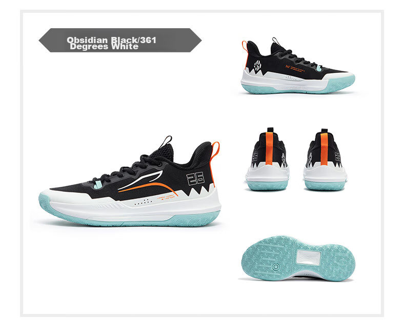 361° Basketball Shoes for Men, DVDTeam Dingweidi Spring And Summer Youth Breathable Professional Sports Shoes 672421113-1 Size 41 85