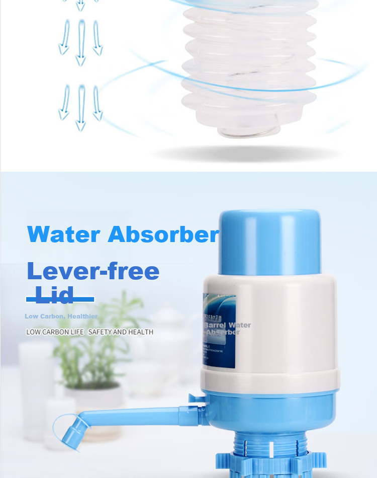 BJ Bottled Water Pump, Pure Water Dispenser, Manual Water Pump, Drinking Water Extractor, Water Dispenser with Hand Pressure 3
