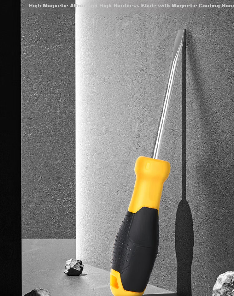 DELIGONGJU Deli Fish-Shaped Cross-Head Screwdriver SUP11 (Yellow), PH2x100mm, DL636100 2