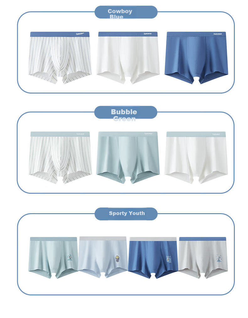 Hengyuanxiang Boys' Pure Cotton Underwear for Puberty, Middle And High School Students, Chubby Kids Boxer Briefs Shorts 10A Antibacterial 11