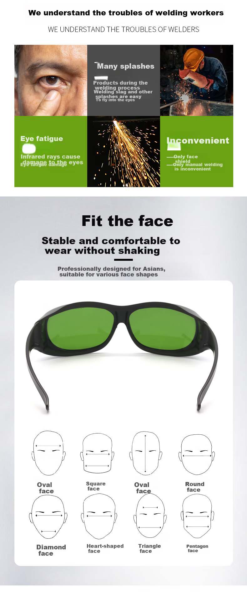 Jimmy Orange Welding Goggles, Professional Laser Welding And MIG Welding Glasses, Anti-Glare Protective Eyewear for Welders 4
