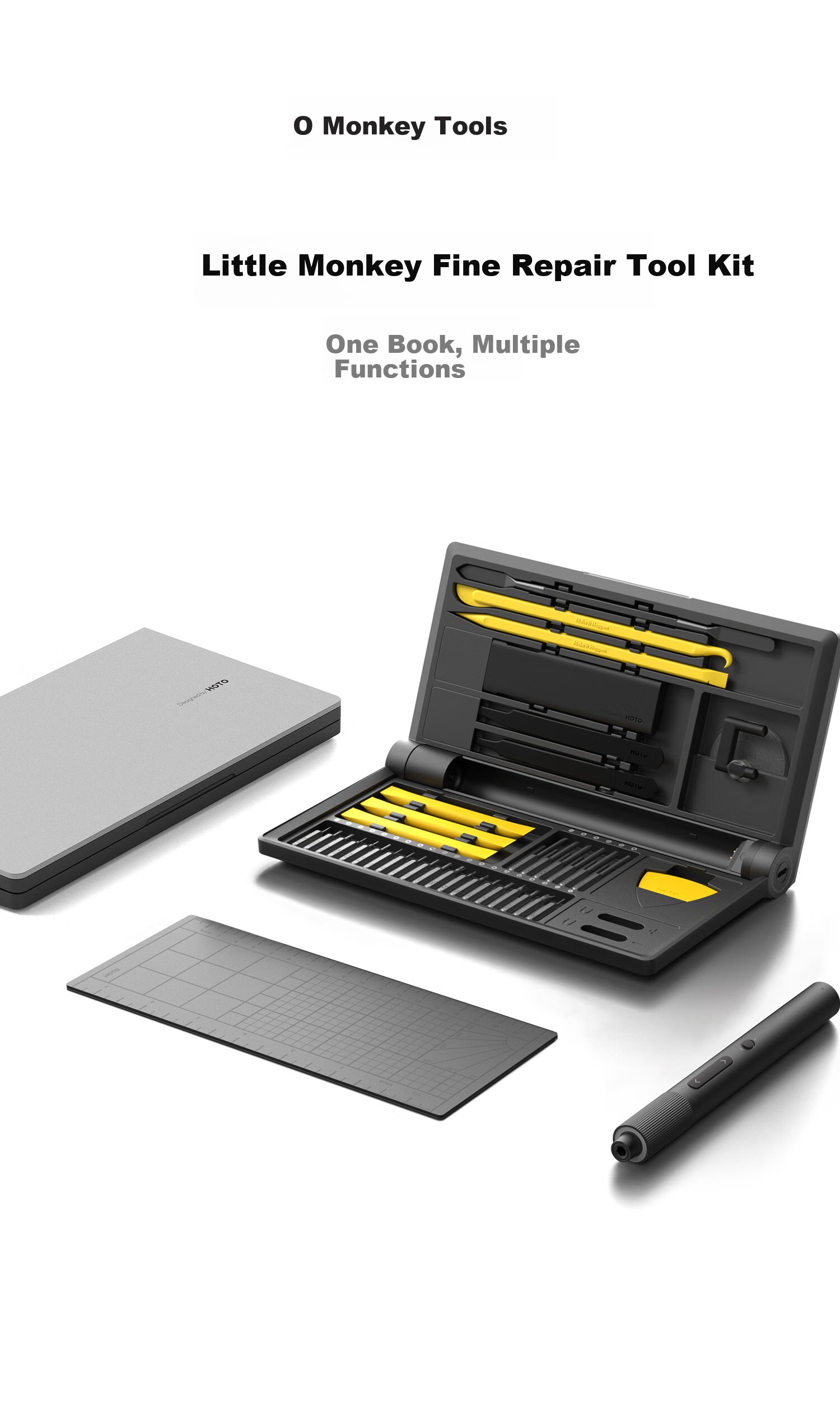 HOTO Electric Screwdriver Set, Household Toolbox, Precision Equipment Repair, Portable Laptop And Phone Repair Tools, Complete Set 1