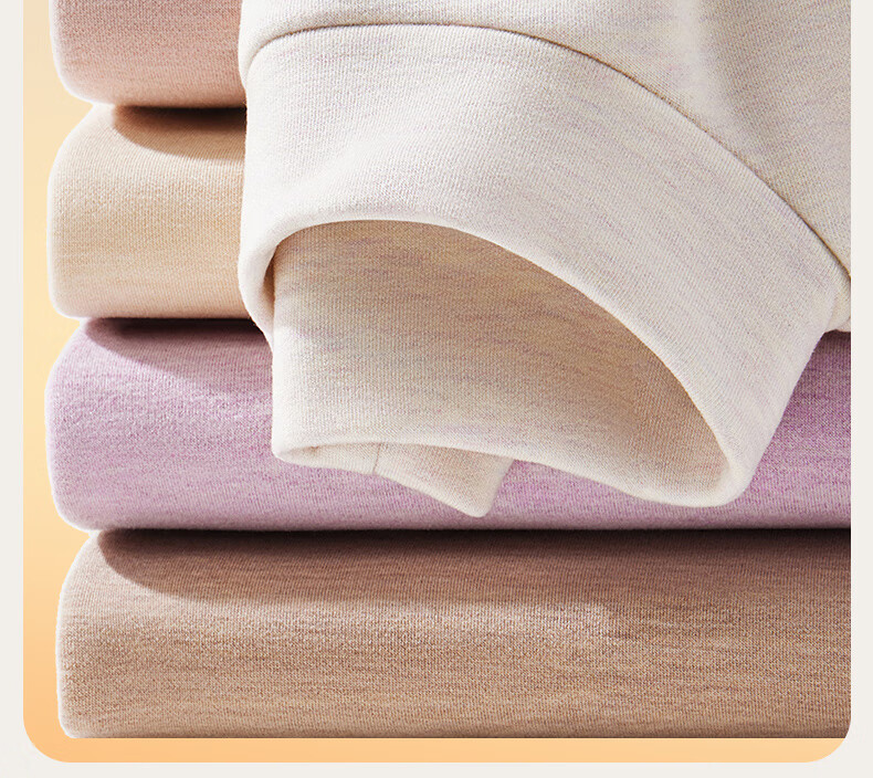 MiiOW Thermal Cashmere Silk Underwear Set Autumn Winter Thickened High Neck High Waist 2025 New Style 13