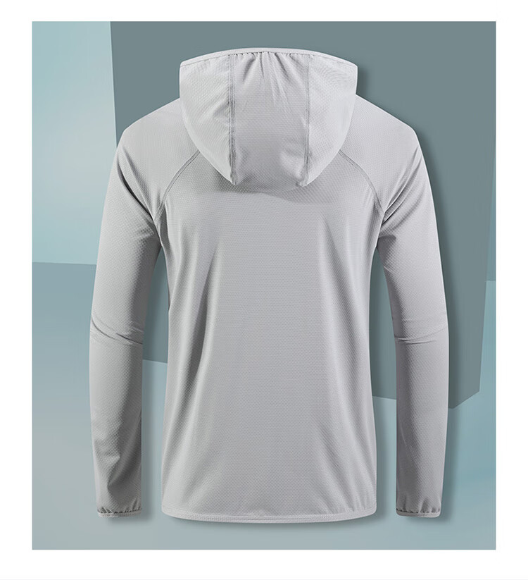 MULINSEN Unisex Lightweight Quick-Dry Ice Silk Sun Protection Jacket Breathable Stretch Skin Jacket White Women's 2XL 15