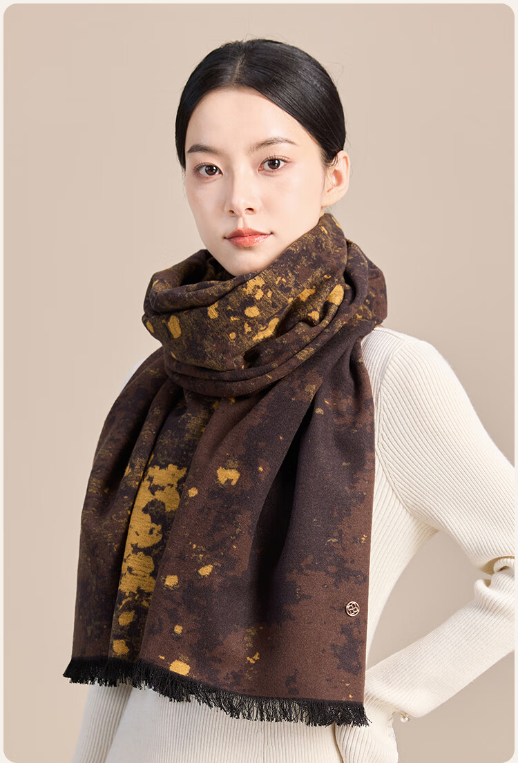 JIUMU Silk Scarf for Women Mulberry Silk Warm Shawl Gift Box Birthday Present for Mom and Girls Dragon Boat Festival 18