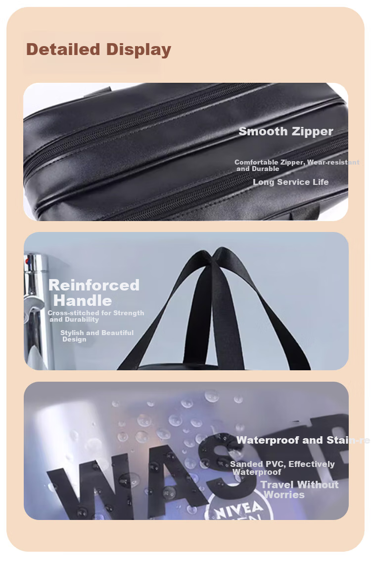 Banzheni Toiletry Bag for Men And Women, Travel Fitness Swimming Makeup Storage Bag, Underwear Organizer, Business Trip Wet And Dry Separation Waterproof Large Capacity 12