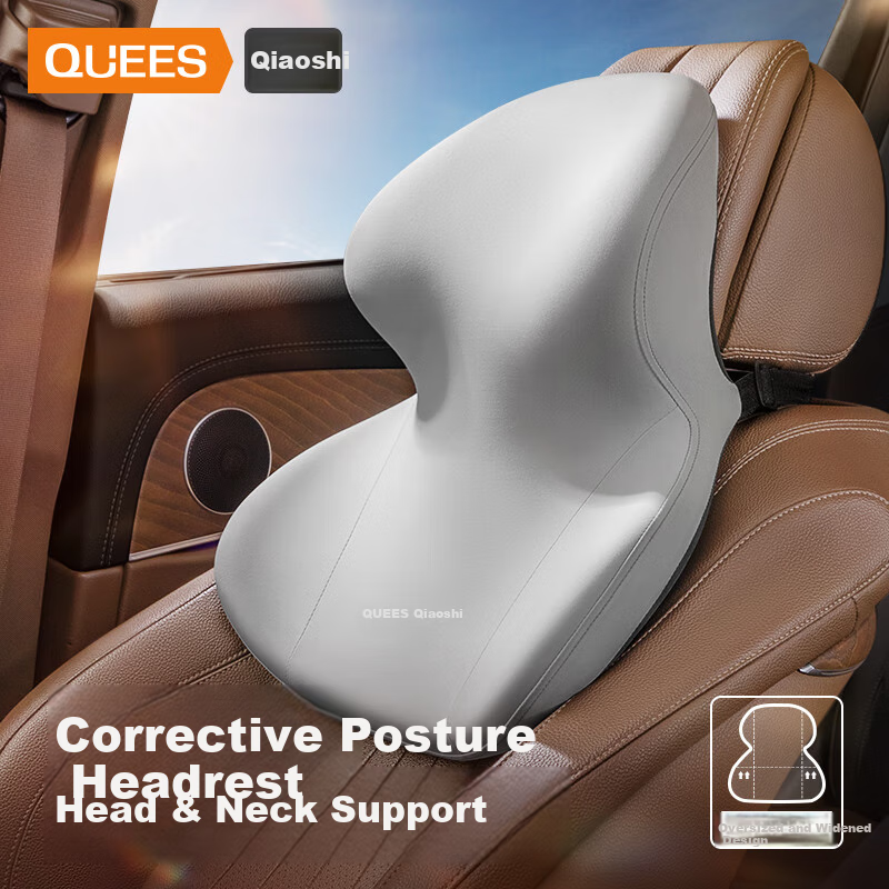 Qiaoshi Car Headrest, Neck Support Pillow for Vehicle Seats, Integrated Neck Pillow for Maibahe And Tesla Seats