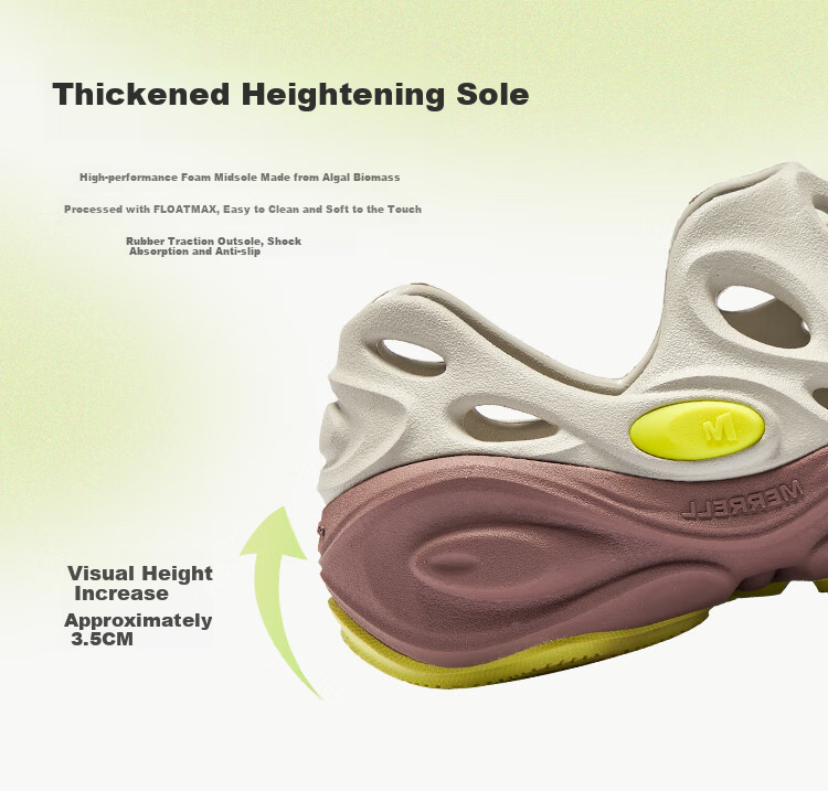Merrell Outdoor Creek Hiking Hydro Moc Venom 3 Thick Sole Comfortable Breathable Beach Sandals 7730 Pink Size 37 7
