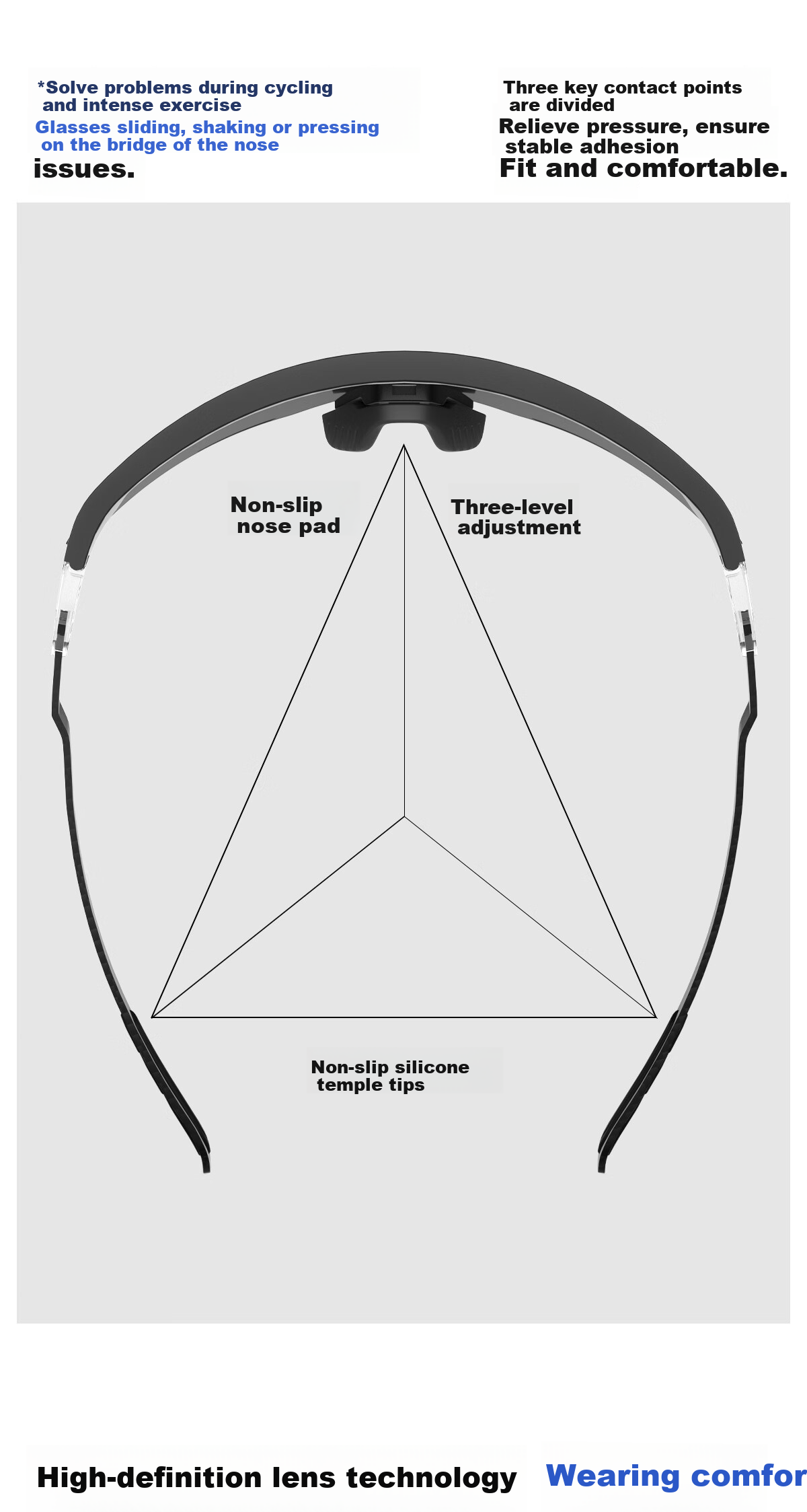 KAPVOE Hummingbird Carbon Fiber Film Photochromic Cycling Glasses, Day And Night Use, Outdoor Sports, UV Protection, Windproof, Sandproof Goggles 6
