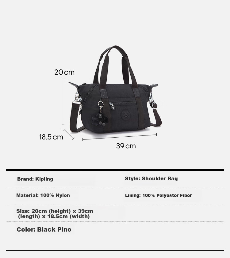 Kipling Classic Dumpling Bag Crossbody Handbag Travel Tote for Women, Birthday Gift, Holiday Present, ART M Gray Pine Gree 1