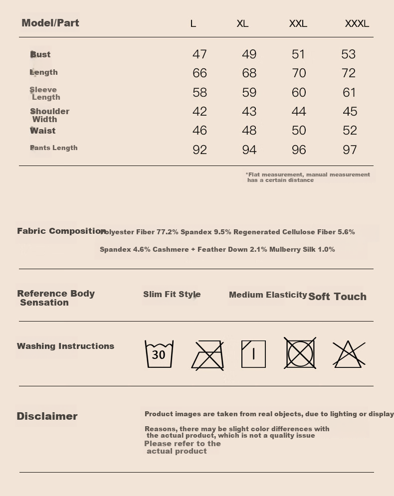 MiiOW [Goose down And Tencel] 2026 New Men's Thermal Underwear, Fleece-Lined Thickened Autumn And Winter Seamless Long Johns Base Layer Pants 6