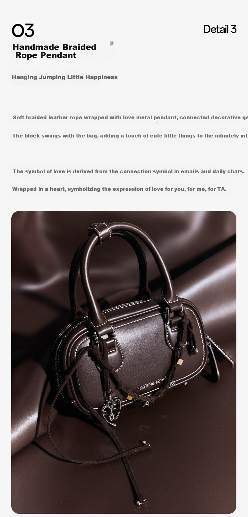 AMAZING SONG Women's Handbag [Celebrity Style], Toast Mahjong Bag, Cowhide Shoulder Crossbody Bag, Niche High-End Commuter Bag, Gift 5
