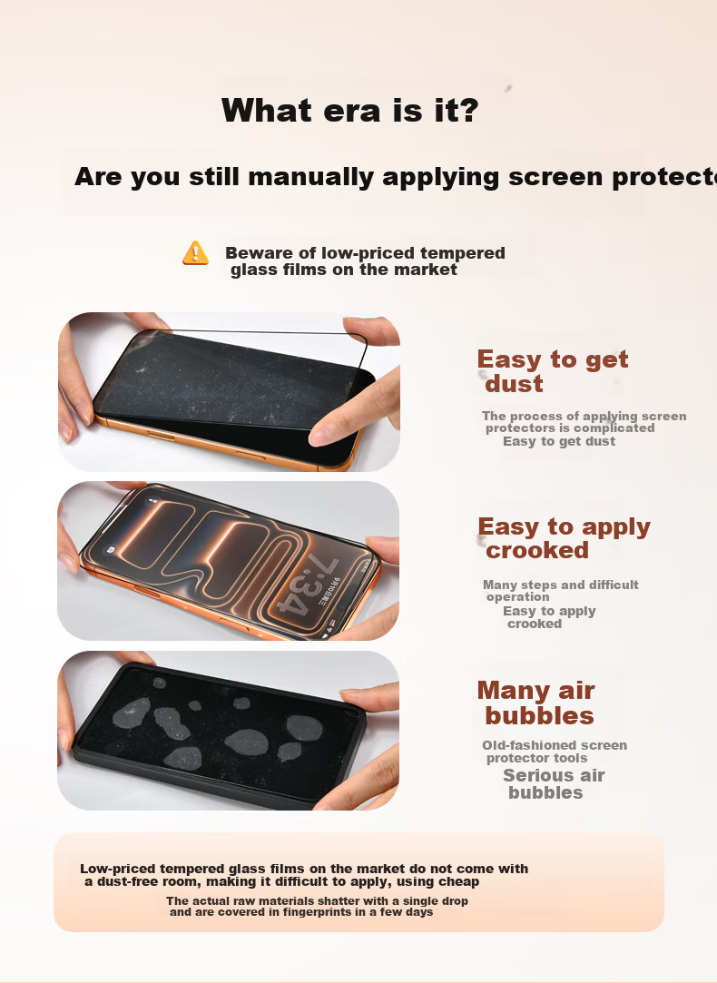 DIVI [Over 200,000 Sold | Three-Pack] Tempered Glass Screen Protector for Apple IPhone 17 Pro Max, Anti-Drop, Anti-Fingerprint, Ultra-Thin, Full Coverage, Anti-Glare 1