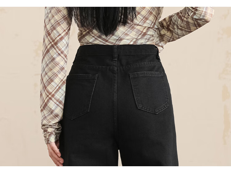 BEAUTIFUL WARDROBE Loose Straight Wide-Leg High-Waist Jeans Women's 2026 Spring Summer Versatile Slimming Fashion Pants 14