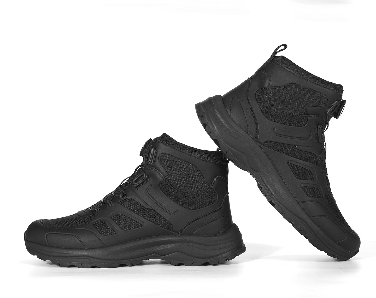 3515 Men's Outdoor Anti-Puncture Hiking Boots Dynamic Waterproof Upper Training Boots Black Size 43 12