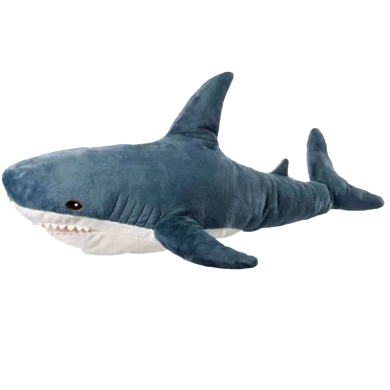 Xiongmaoxiong Shark Plush Toy Pillow, Sleeping Companion, Leg Pillow for Side Sleeping, Large Stuffed Animal Toy, Birthday Gift for Boys And Girls