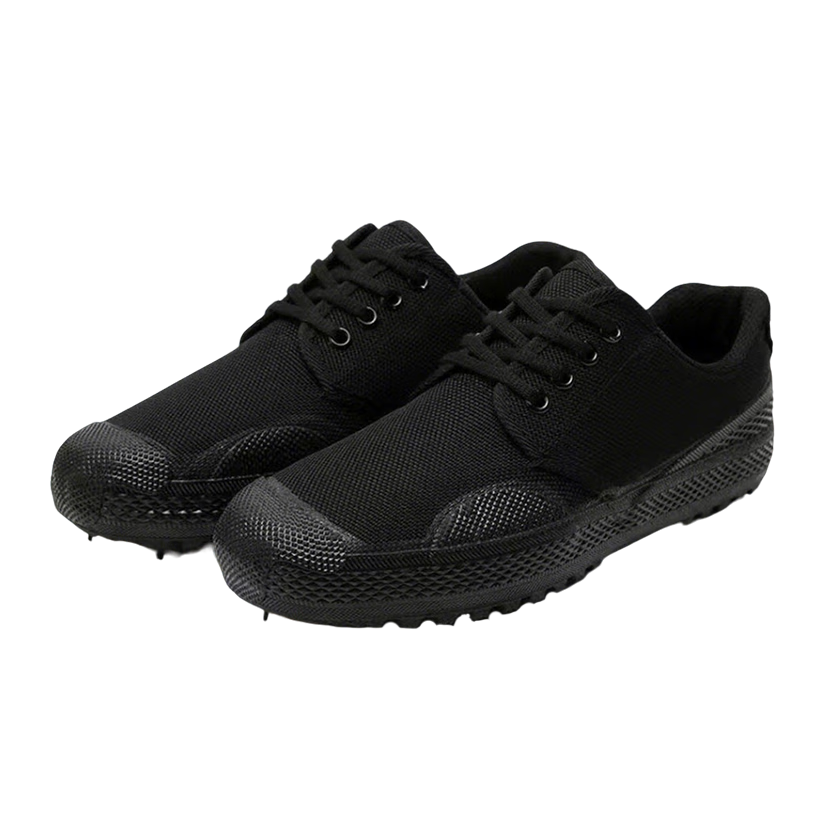 Laobaojia Camouflage Liberation Shoes Military Training Low-top Work Shoes Outdoor Construction Anti-slip Labor Protection Rubber Shoes Unisex Digital Size 43 7