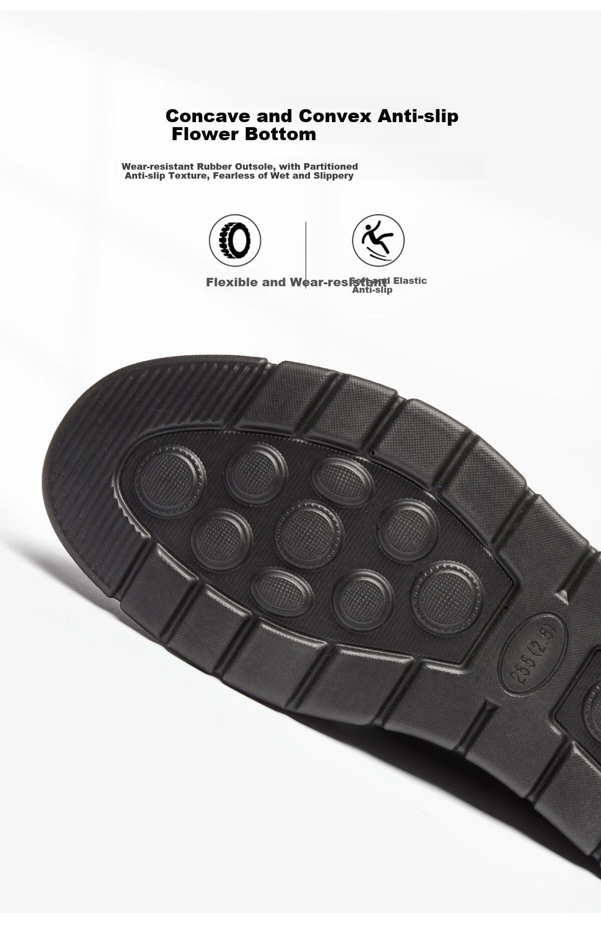 Huili Men's Shoes, Spring And Summer Comfortable Versatile Leather Shoes, Business Commute Lightweight Slip-On Soft-Soled Casual Shoes, Black, Size 41 3