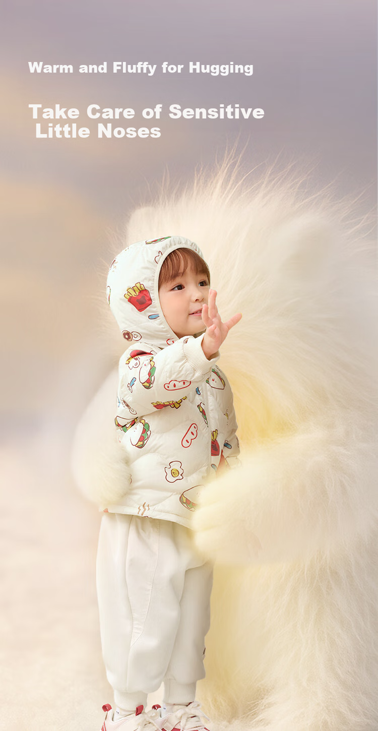 BALABALA Children's down Jacket for Girls And Boys, Winter Lightweight Warm Coat for Toddlers, Cute Outerwear for Baby Boys And Girls 4