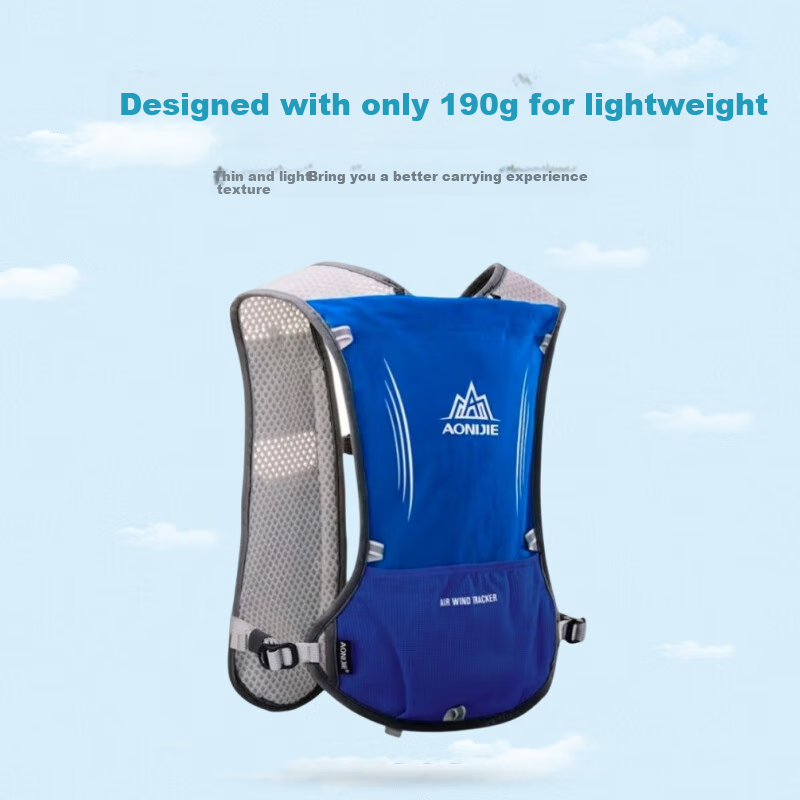 AONIJIE Trail Running Backpack, Lightweight Running Pack, Breathable Quick-Dry Outdoor Hiking Backpack, 5L Hydration Bladder Bag