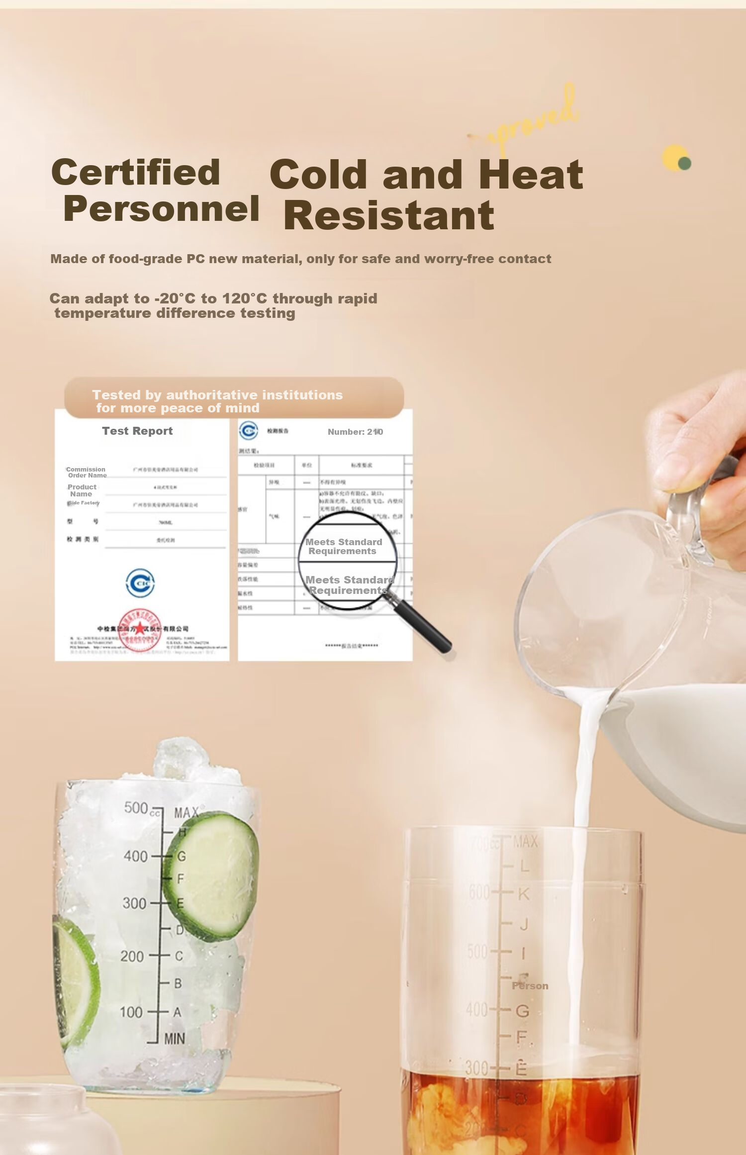 Jingmao Cocktail Shaker Set, Lemon Tea Maker Tool, Cocktail Manual Shaker, Muddler, Jigger, Shaker Bottle 6