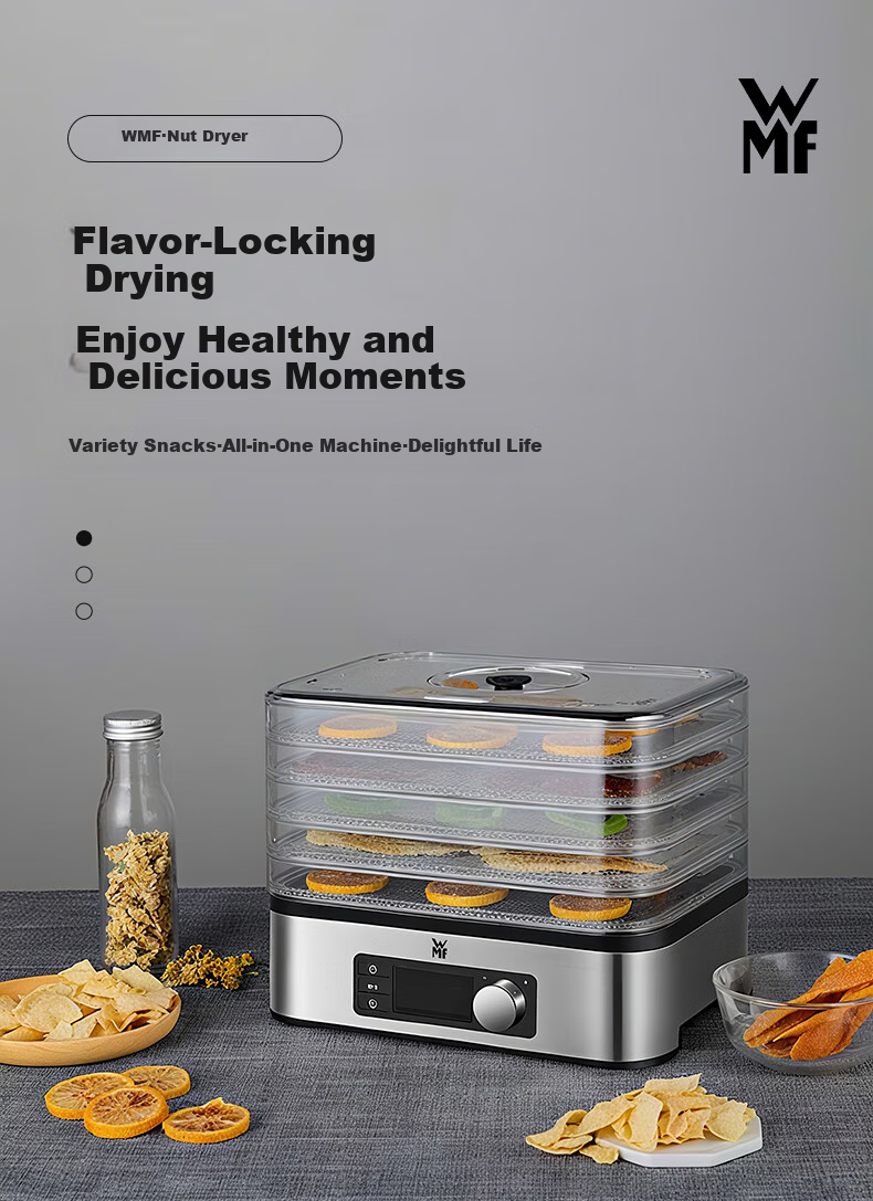 WMF Futenbao Dried Fruit Machine, Small Fruit And Food Dehydrator, Tea And Baking Machine, Home Food Electric Dryer, Baking Self-Made Jerky And Dried Fruit Maker, Dried Fruit Machine 1