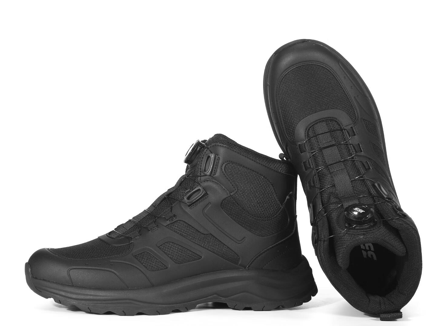 3515 Men's Outdoor Anti-Puncture Hiking Boots Dynamic Waterproof Upper Training Boots Black Size 43 11