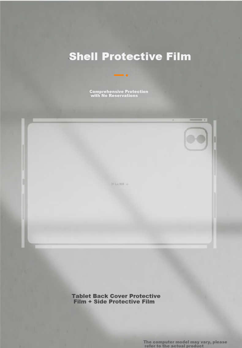 Jiasu Honor Tablet GT Pro Case Film (ROD2-W69), 12.3-Inch Tablet Matte Case Protective Sticker, [Back Sticker + Side Sticker] Body Protective Film 2