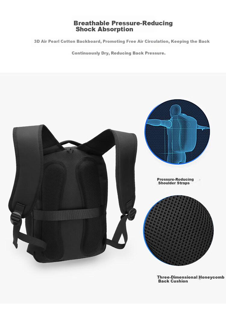 MEXICAN Backpack for Men, Travel Backpack, 15.6/16 Inch Laptop Bag, Water-Resistant Schoolbag for Students, Business Commute Bag for Me 10