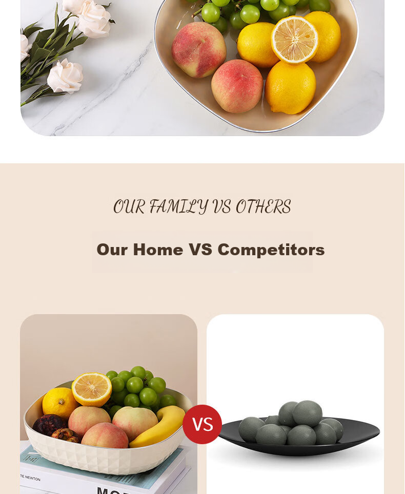 BJ Fruit Plate, Snack Tray, Home Use Fruit Dish, Living Room Dried Fruit Plate, Serving Tray, Candy And Nut Dish, Silver Rim, Milk White Color, Petal-Shaped 3