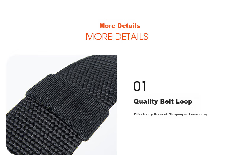 TFO Sixth Generation Outdoor Belt, Hiking And Travel Woven Casual Canvas Belt 2802411, Black 12