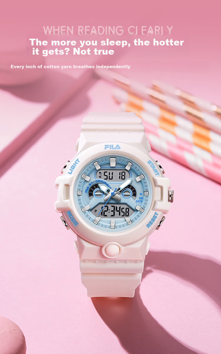 FILA Electronic Watch, Sweet And Cool Style Digital Watch for Men And Women, Sports Student Watch, Gift for Children, 6742-001 5