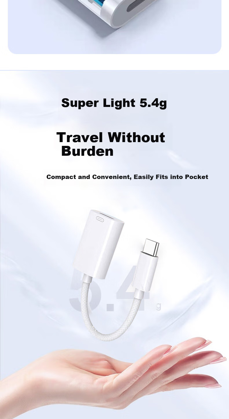 Masentek Type-C to Lightning Adapter for Apple Earphones, IPad, Macbook, DAC for Apple 16/15 Inch, Huawei, Xiaomi Tablets And Laptops 7