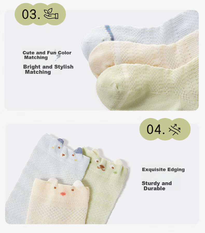 Shiyuejiejing Baby Socks, Summer Mesh Long Thin Style, for Boys And Girls, Mosquito-Proof, Over-Knee, Non-Binding, Children's Air Conditioning Socks 15