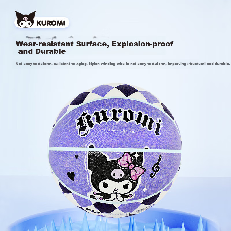 Mesuca Kuromi No.7 PU Basketball Gift Box, Women's Gift, Christmas Present, KAA23354-KU