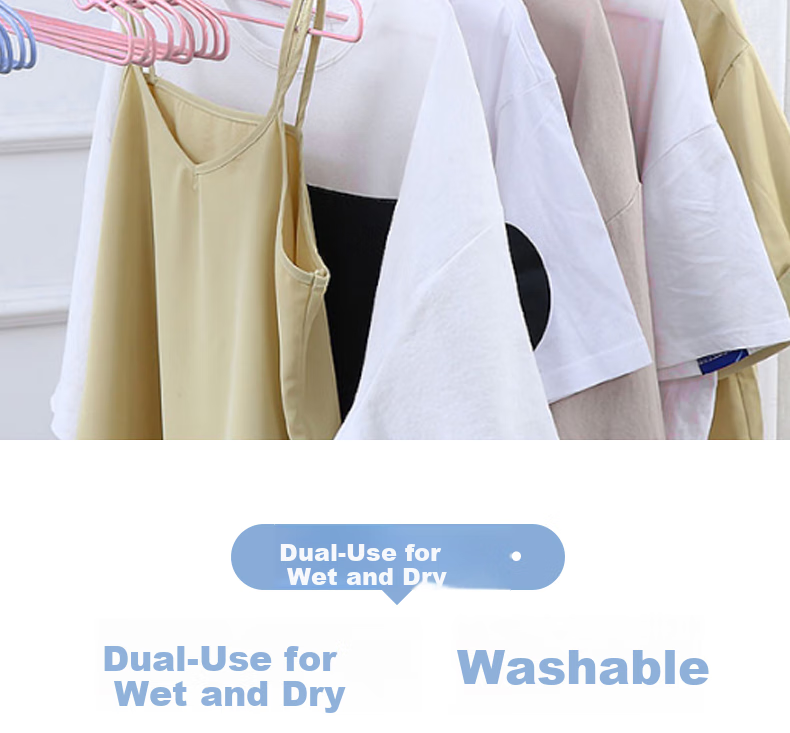 BingYouDuo Multi-Clip Baby Hanger Multifunctional Underwear and Socks Clip Baby Storage Drying Rack Children's Clothes Hanger 5