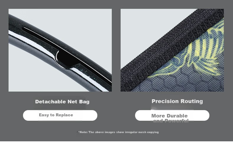 Diaoyuwang Fishing Net Head Anti-Snag Hook Set, Lightweight Net Head, Fishing Net Bag, Fish Catching Net, Fishing Tackle, Round Shape, 40CM 8