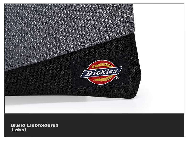 Dickies Trendy Crossbody Bag with Contrasting Design, Fashionable Envelope Bag, Versatile Shoulder Bag for Men, Gray 13