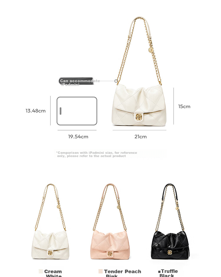 JUST STAR Celebrity-Style Handbag for Women, 2026 New Luxury Shoulder Crossbody Bag, Underarm Bag, Ladies' Purse, Birthday Gift 7