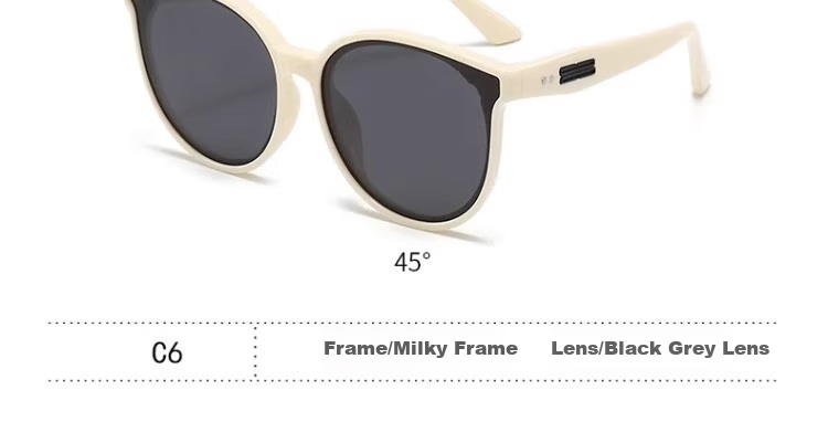 Cuntiandaofu Children's Sunglasses, New GM Boys Polarized Sunglasses UV Protection Sunglasses for Girls, Black Frame 10