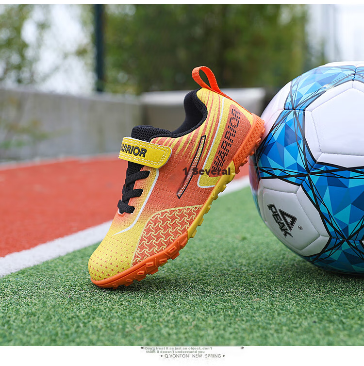 Warrior Children's Soccer Training Shoes for Boys And Girls, Elementary And Middle School Students' Specialized Molded Cleats WZ-B578T Blue Light Blue Size 31 9
