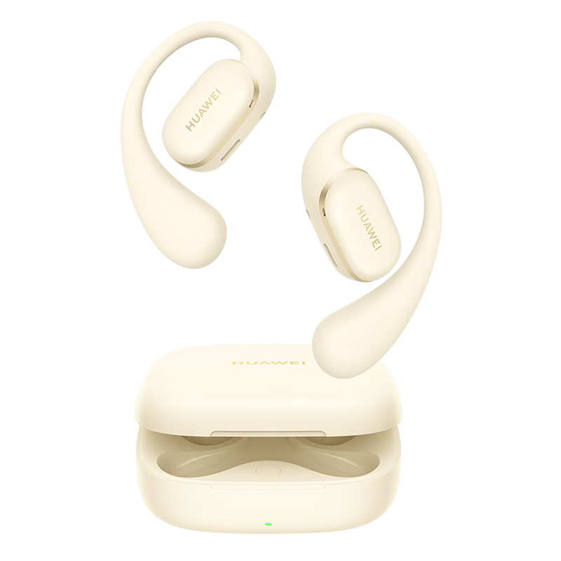 Huawei FreeArc Ear-Hook Earphones Football Edition Bluetooth Sports Open-Ear Headphones Secure Fit Open Listening IP57 Dustproof Waterproof Warm Cloud White