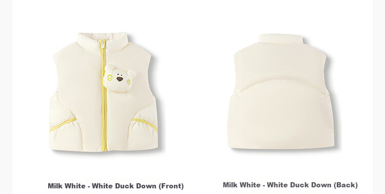 BALABALA Children's down Vest, Girls And Boys Outerwear, New Autumn And Winter Clothing, Baby Warm down Jacket 13