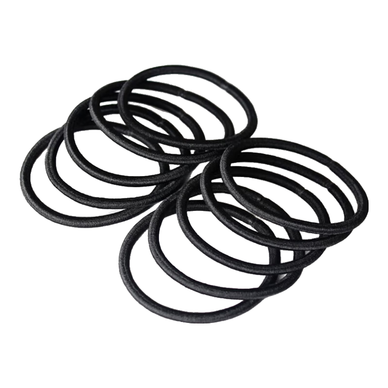 Jianying Comfortable High Elasticity Thin Black Hair Ties 100pcs Elastic Hair Bands Hair Accessories