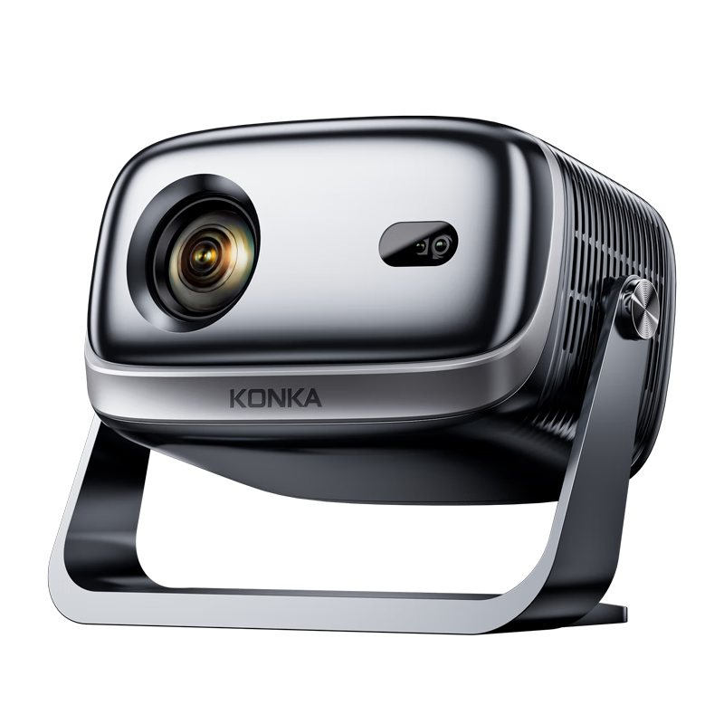 KONKA C9 PTZ Projector Home HD Portable Projector Smart Bedroom Cinema (240CVIA Auto Focus PC Connectivity)